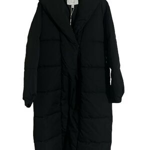 VILA Elegant Black Puffer Jacket